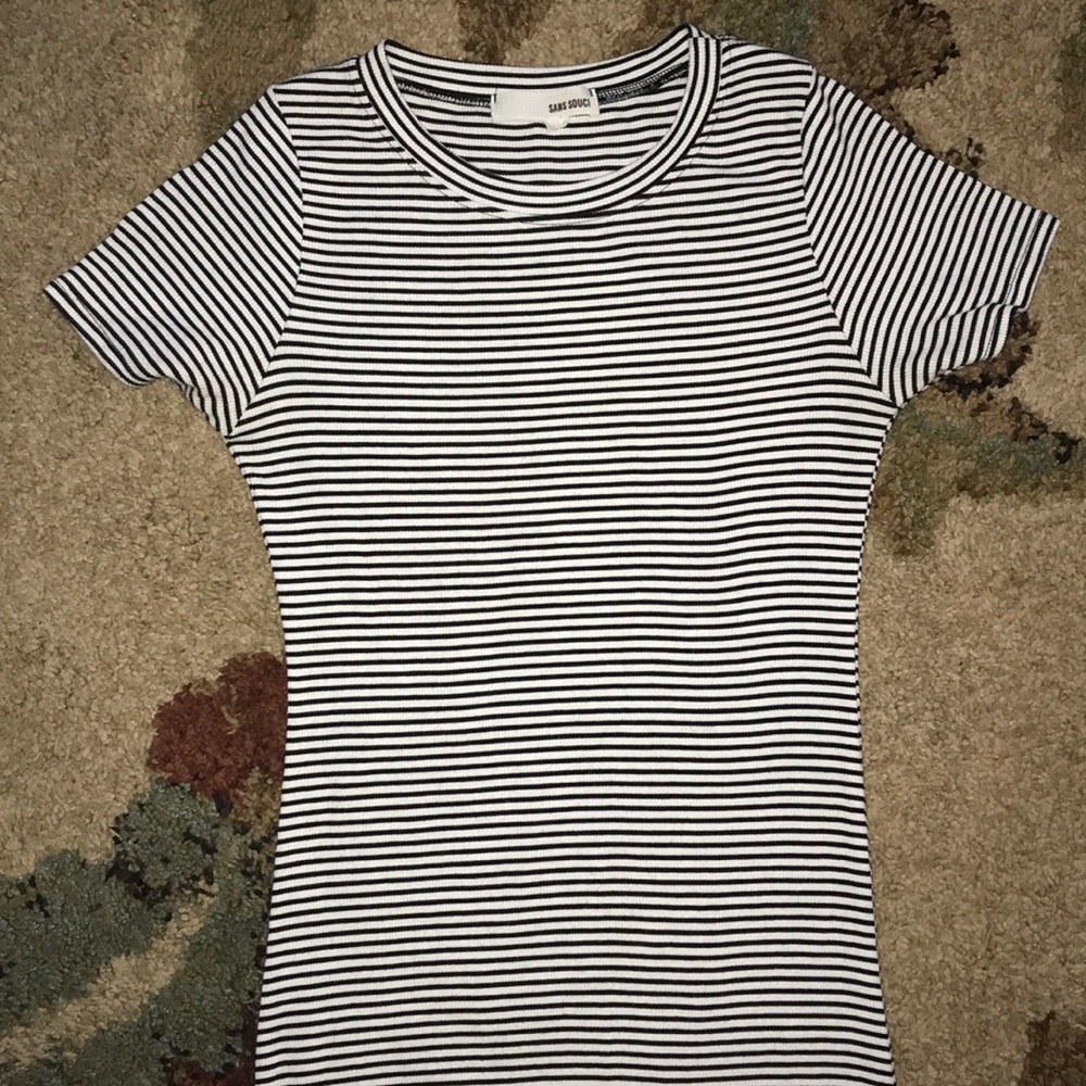 Black & White Striped Dress